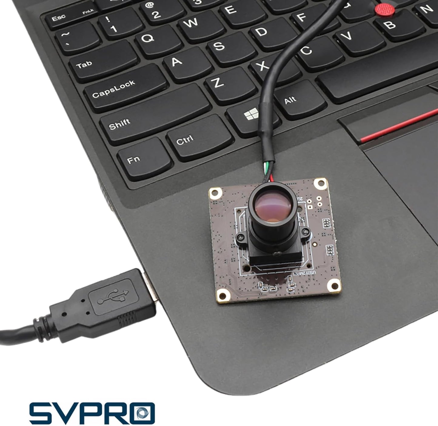 SVPRO 1080P 120fps Hoge Snelheid Camera Module 12MP 4K 30fps Industriële Video Camera met M12 Lens 25mm Brandpuntsafstand Smalle Hoek UVC Beveiliging Monitoring Camera voor PC Laptop Raspberry Pi