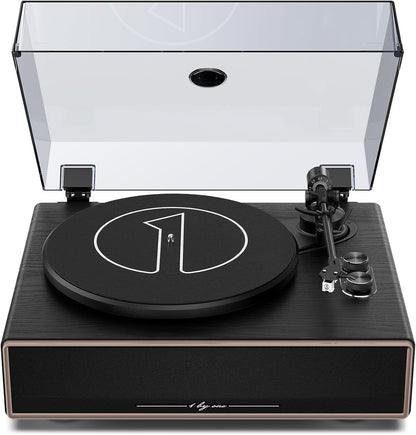 Platenspeler – Draaitafel – Vinylspeler – HiFi Platenspeler – All In One Platenspeler – Ingebouwde Speakers – 33/45 RPM