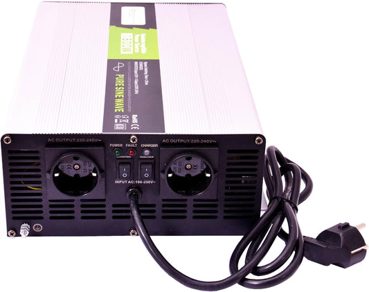 solartronics spanningsomvormer USV 12V NPS 1500/3000 Watt zuivere sinus UPS inverter