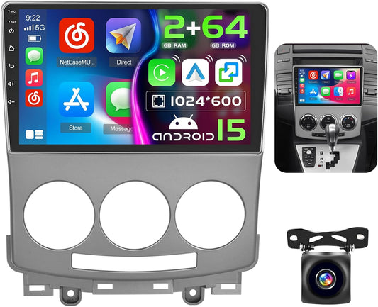Android Autoradio – Universele Multimedia Speler – Carplay Systeem – Navigatie Radio – Touchscreen Radio – 9 Inch HD Scherm – Draadloos CarPlay & Offline GPS - QUORE