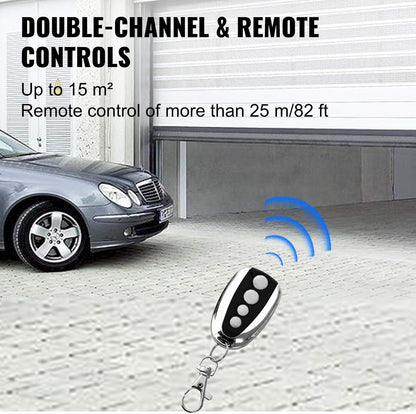 Automatische Garagedeuropener – Garagepoort Motor – Poortopener Elektrisch – Sectionaaldeur Motor – Kanteldeur Motor – 1000 N Trekkracht – Stil en Veilig Met Rolcode