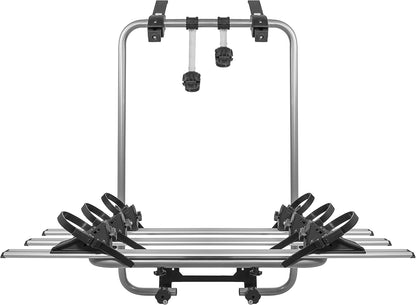MENABO 38306878 Bicycle Carrier for Tailgate, Silver/Black, One Size - QUORE