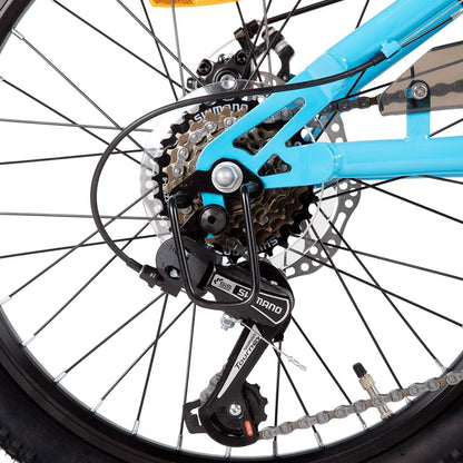 Climb Jongensfiets 24 inch - Mountainbike 8-12 Jaar - 6 Versnellingen - QUORE