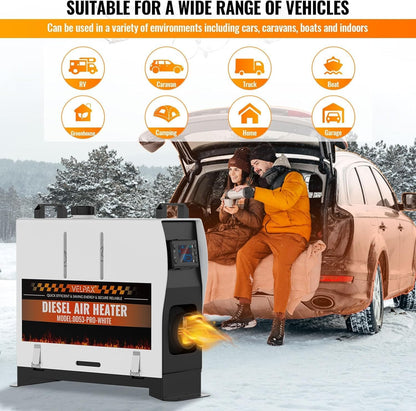 <font dir="auto" style="vertical-align: inherit;"><font dir="auto" style="vertical-align: inherit;">        VELPEX Diesel Driver, 8 kW, 110 V, portable diesel air heater, with remote control, large LCD display, intelligent remote control 18-40 °C, adjusta