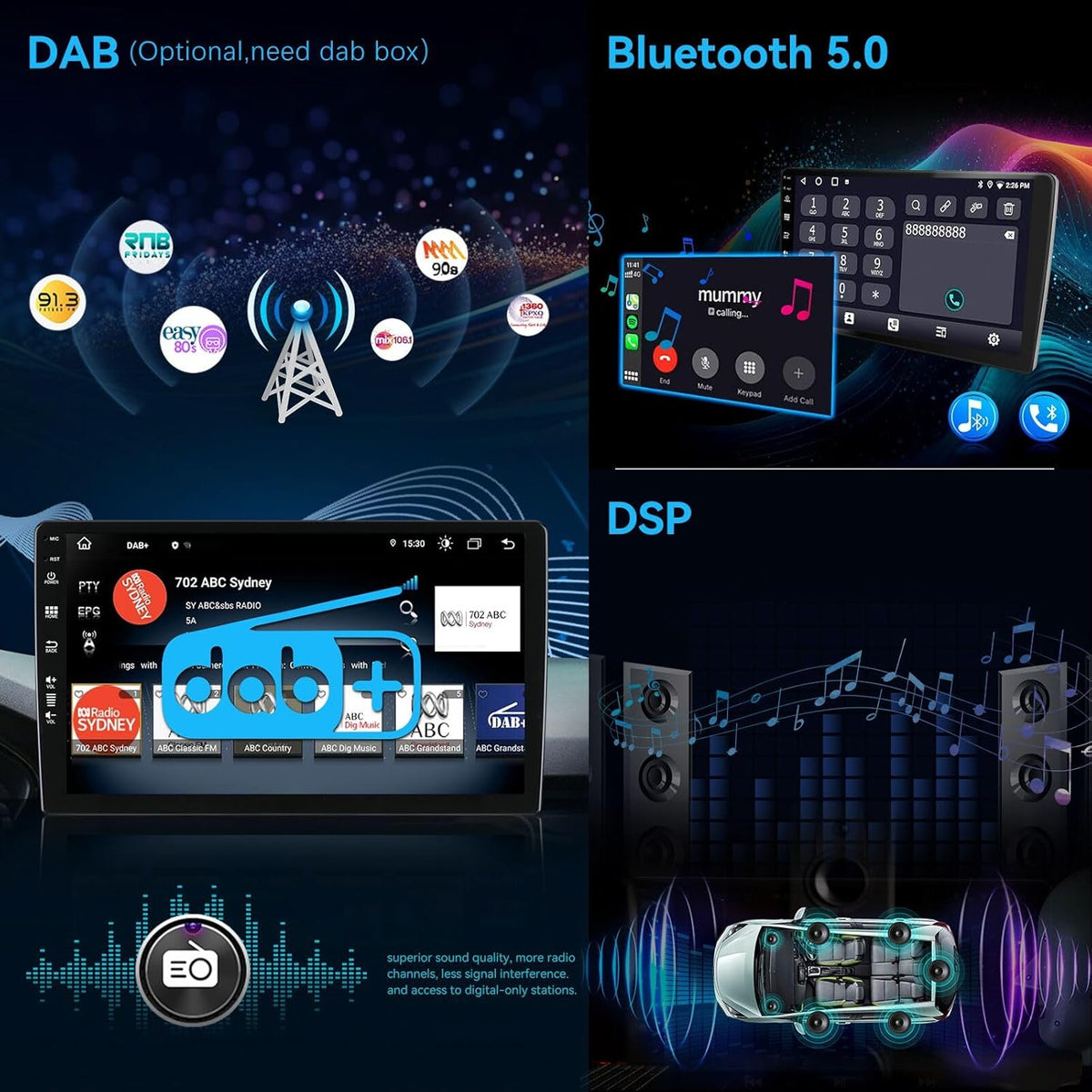 MSD Autoradio Voor VW Touran (2003-2010) | Android 15 GPS Navigation Radio | 4G+64G | CarPlay Android Auto Stuurwiel DAB 4G Dual-Band WiFi DSP Bluetooth 360-CAM | Camera | 2 Din 10.1 Inch