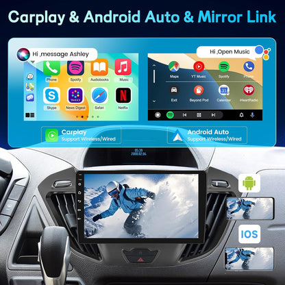 Upgrade Autoradio – Android Headunit – Multimedia Radio – Navigatiesysteem – Touchscreen Stereo – 9 Inch Display – Wireless CarPlay & Android Auto – GPS Navigatie & WiFi