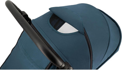 MoMi Clara Kinderbuggy, kinderwagen vanaf 6 maanden, tot 22 kg lichaamsgewicht, 5-punts veiligheidsgordel, voetenzak, bekerhouder, boodschappenmand, luiertas, insecten- en regenbescherming