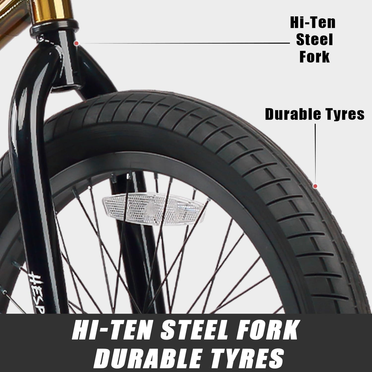 AVASTA Hesper 20 inch kinderfiets, Freestyle BMX-fietsen voor jongens en beginners van 6, 7, 8, 9, 10, 11, 12, 13, 14 jaar, verschillende kleuren