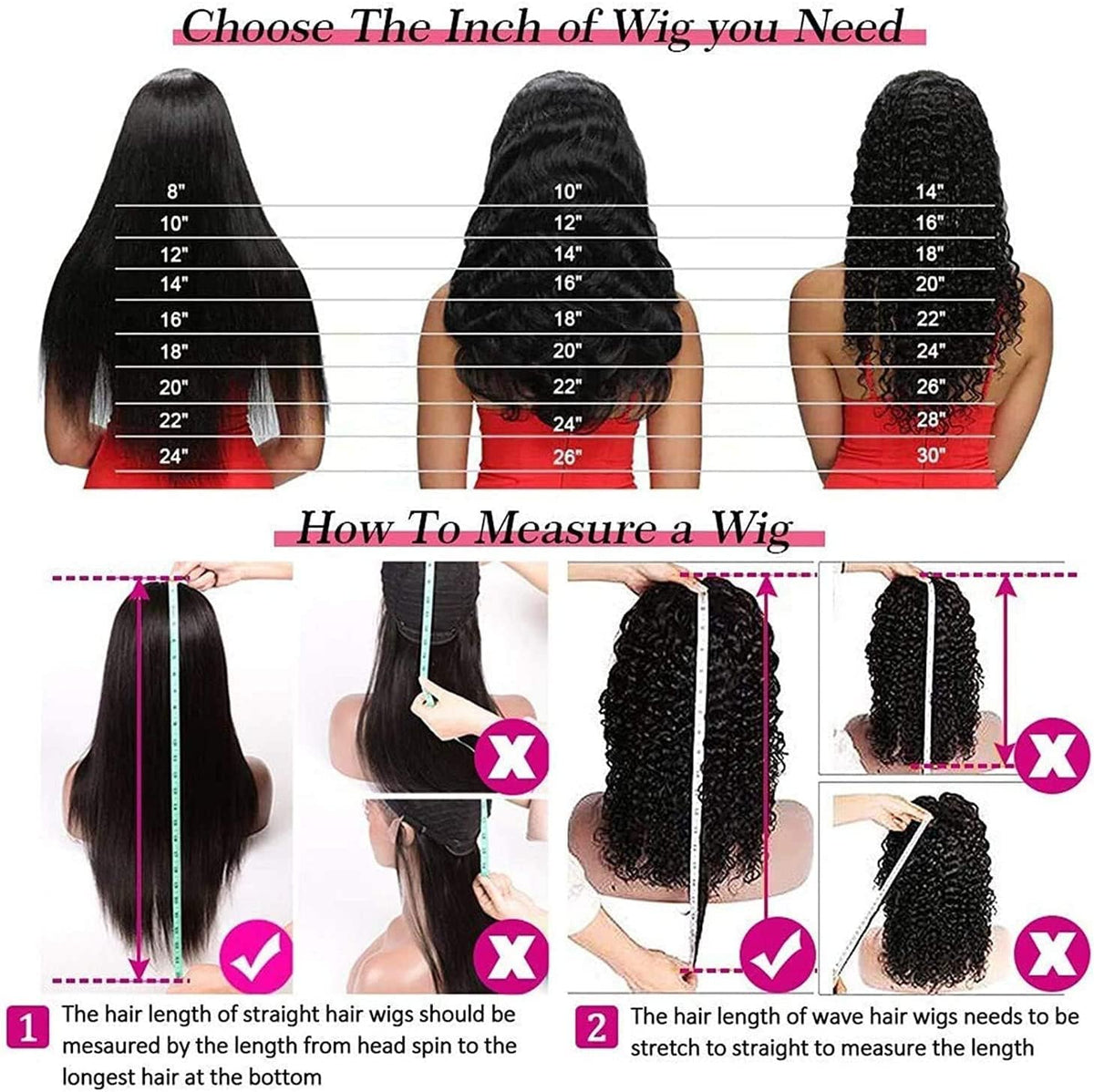 Deep Wave Headband Human Hair Wig Glueless Braziliaanse Natuur Vrouwen Haar met Pruiken Wear and Go Curly Wavy met Krullend Lang Machine Made Voor Zwarte Vrouwen Menselijk Natural Black 26 Inch