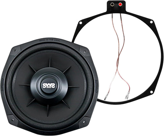 Earthquake Sound SWS-8X 8-inch ondiep woofersysteem subwoofer onder de stoel subwoofer, 4-ohm (enkel)