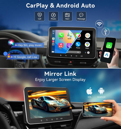 Autoradio – Autoradio Met Bluetooth – Auto Radio – 1-DIN Radio – Multimedia Radio – 7 Inch Touchscreen – Android 13 Systeem