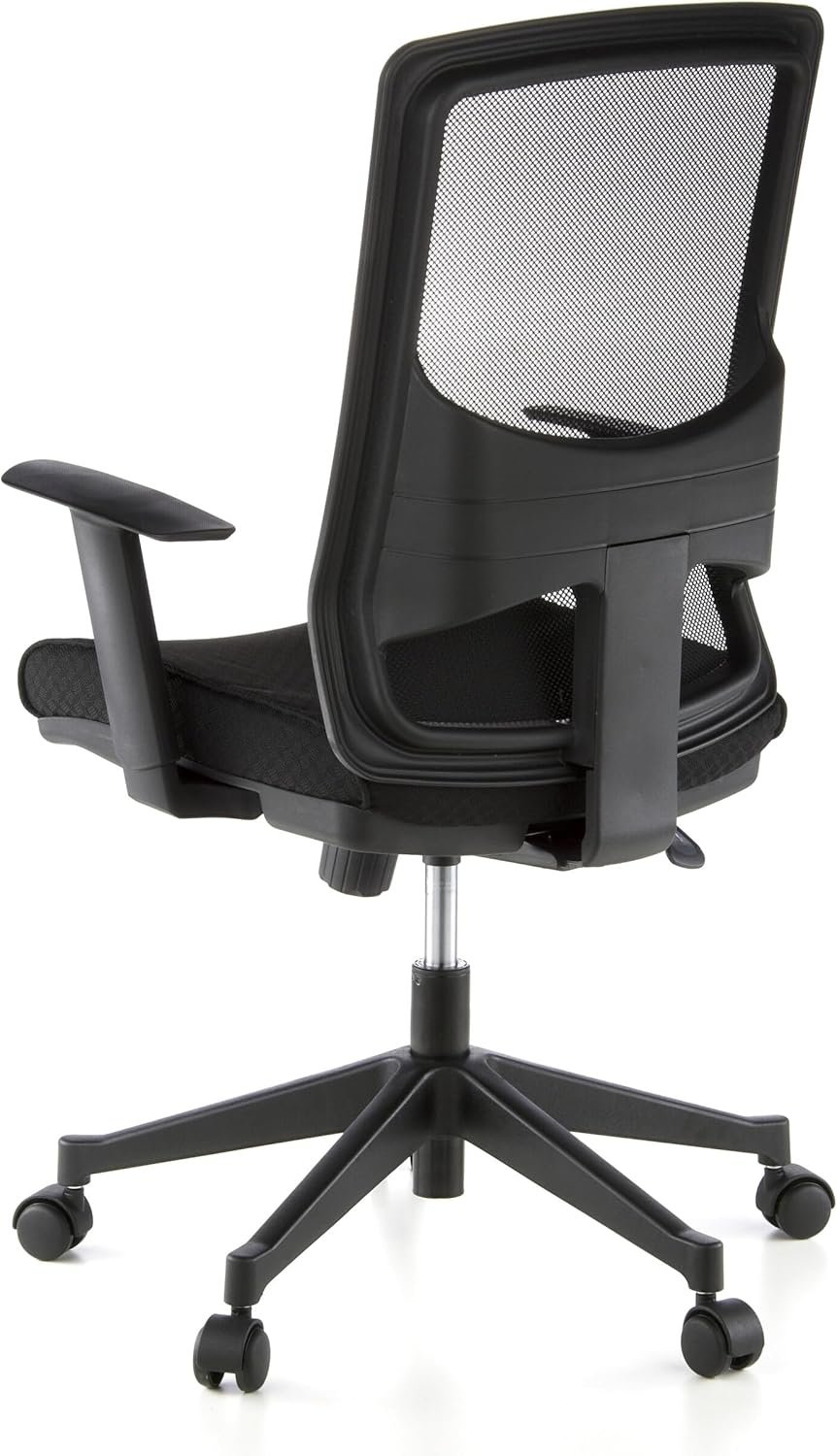 hjh OFFICE Lavita 653100 Ergonomische Bureaustoel, 44 x 57 x 113 cm (L x B x H), Zwart