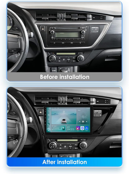 Autoradio – Inbouwradio – Multimedia Speler – Auto Stereo – Navigatiesysteem – 9 Inch Touchscreen – Android 13 Met Draadloos CarPlay & Android Auto