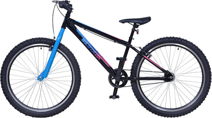 Wildtrak - Stalen mountainbike, volwassenen, 26 inch, 1 versnelling, zwart