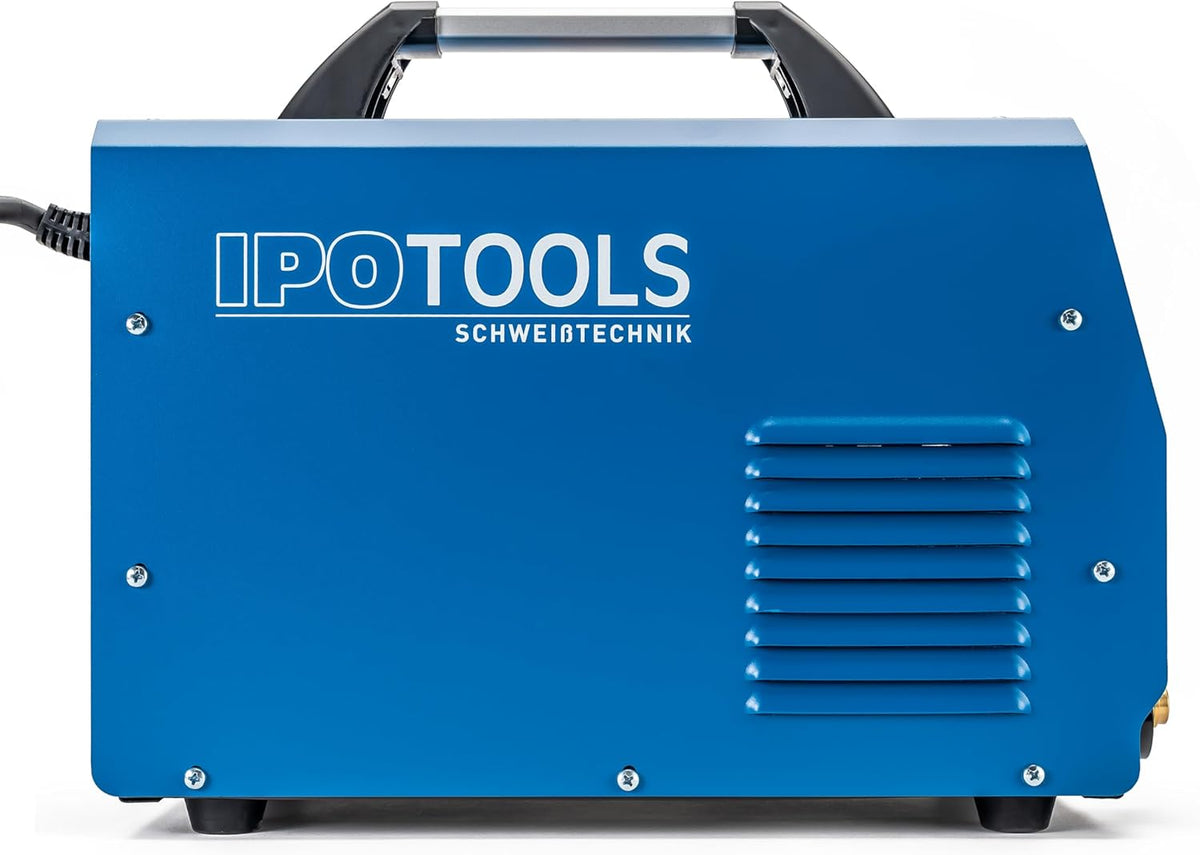 IPOTOOLS TIG-200ACDC WIG lasapparaat, AC DC, lasapparaat met 200 ampère, aluminium lasapparaat, inverter, incl. HF-ontsteking, pulsfunctie, SPOT-lassen, MMA, IGBT-technologie, 7 jaar garantie