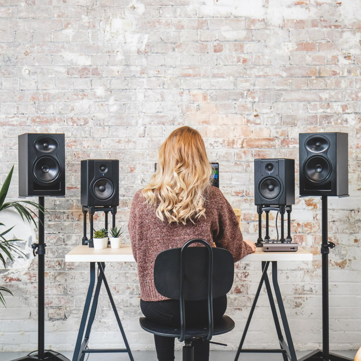 Audient iD14 MKII Audio-interface, 2 klasse-A-microfoonvoorversterkers (High Performance USB-audio-interface, USB-C-aansluiting, Monitor Mix en Monitor Panning-functie, 2 koptelefoonuitgangen), zwart