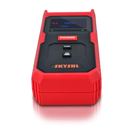 1310nm en 1550nm OLS Optische Lichtbron SM Optical Fiber Light Source Tester met SC+FC+ST+LC UPC adapter en Kleurenscherm-SS100S3