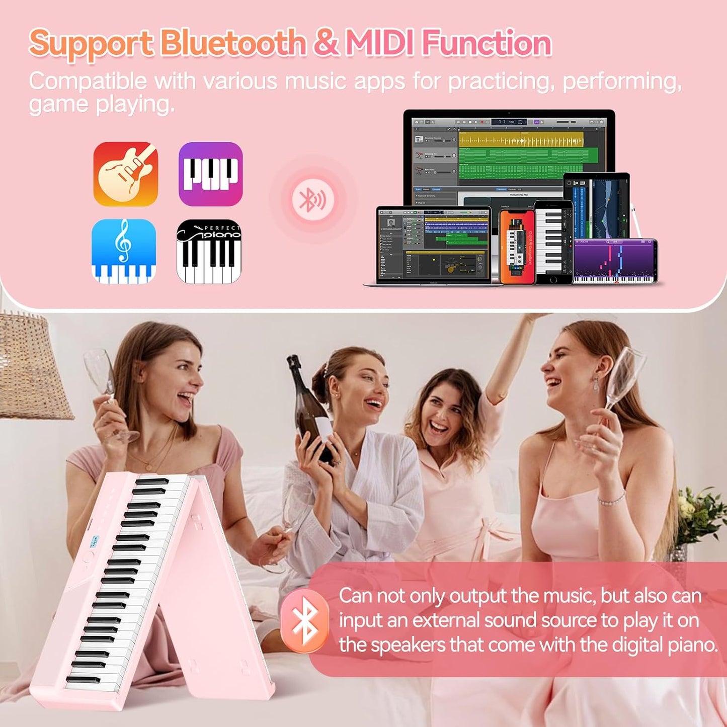 Digitale Piano – Keyboard – Elektrische Piano – Toetsenbordpiano – Piano Toetsenbord – 88 Gewogen Toetsen – 2 X 15W Luidsprekers
