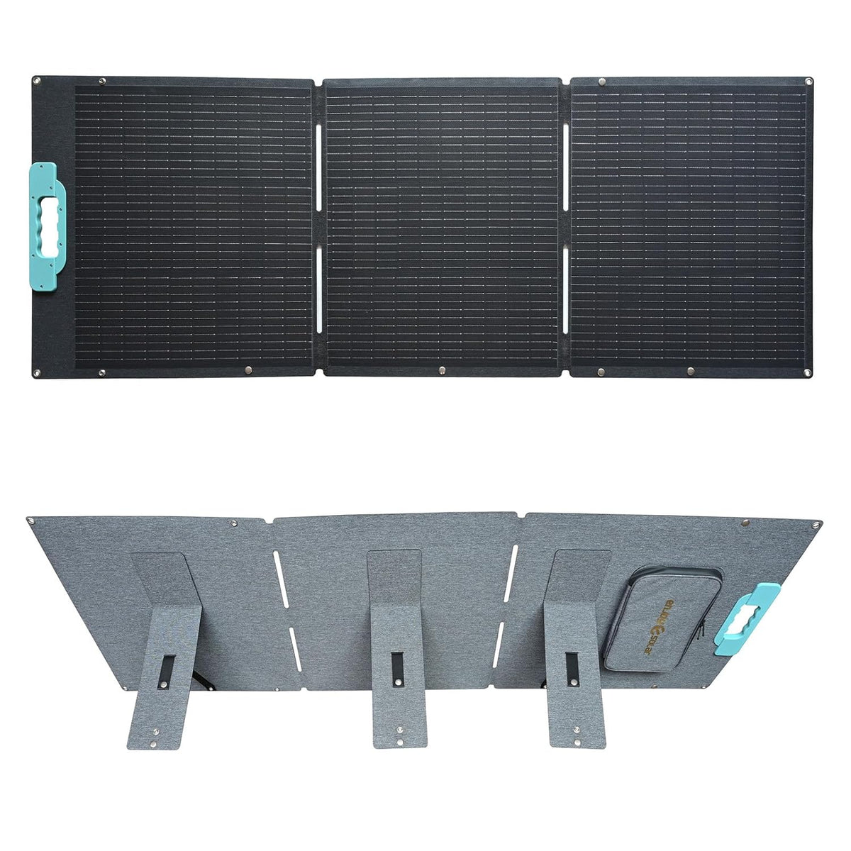 enjoy solar® opvouwbaar zonnepaneel Helios 150W 12V, 182mm zonnecellen met 10-busbar technologie – ideaal voor campers, balkoninstallaties, tuinhuisjes, boten en kamperen