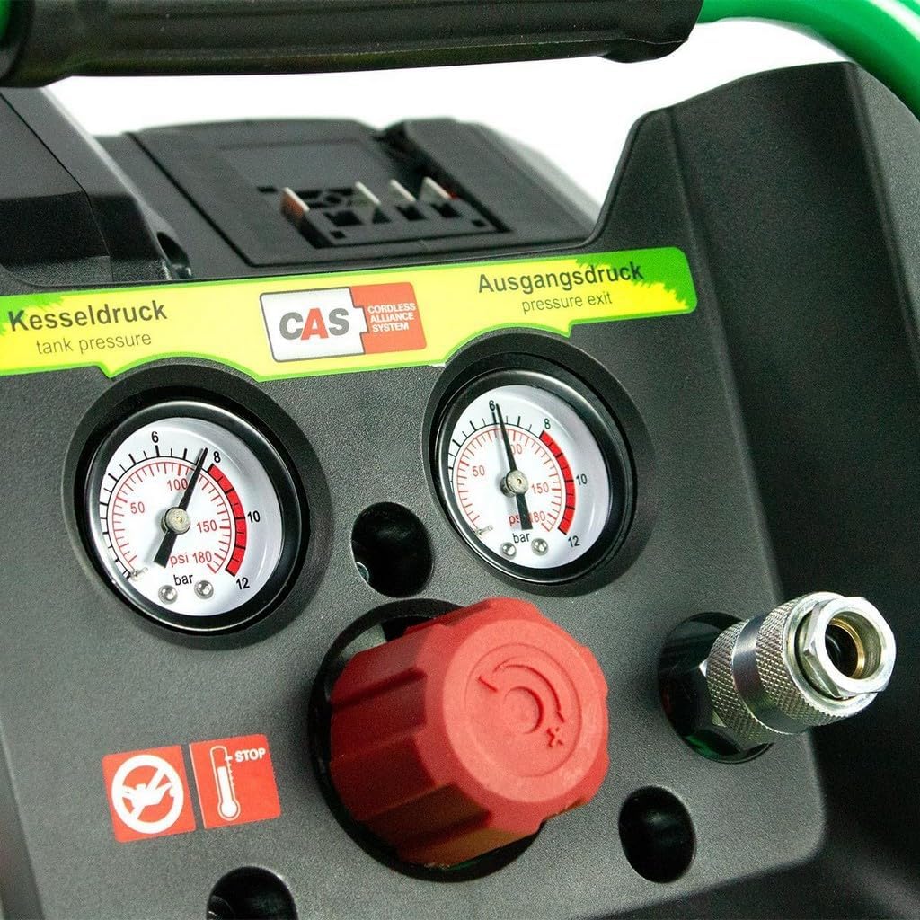 Prebena Vitas 100-accu compressor 18 V 5 l 8 bar CAS + 1 x accu 5,5 Ah