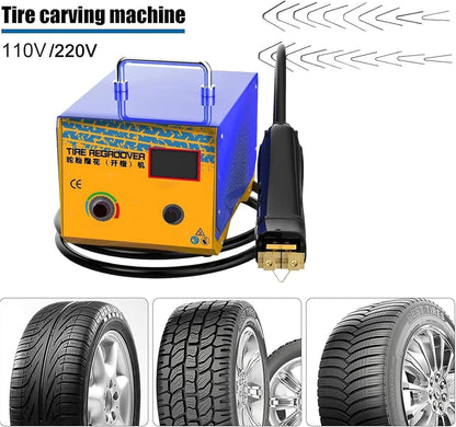 Bandengroefmachine 1000W, Vrachtwagenbandgroefmachine, Bandenhergrooversnijder, Professionele Bandhergroover-Groefbandijzer Voor Vrachtwagen-Autobandgroefgereedschap