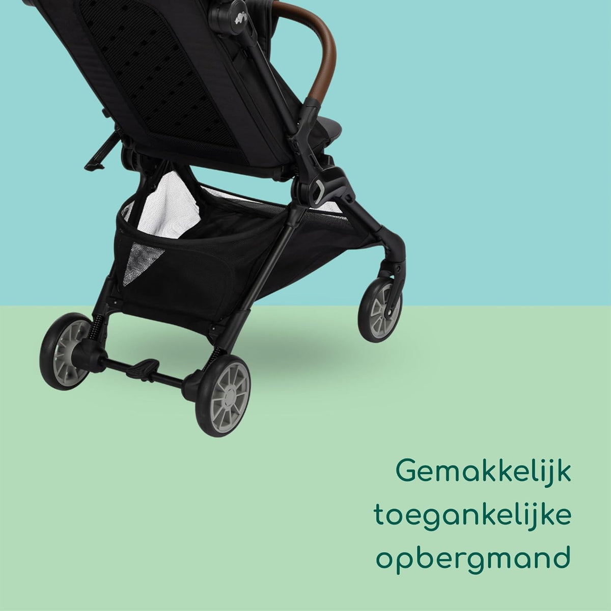 Bebeconfort Zephir Compact Baby Stroller 0-4 Years (Max 22 kg), Lightweight Travel Pram (5.6 kg), Airplane Cab, Flat Reclining and Tilting Storage Basket, Mineral Graphite - QUORE