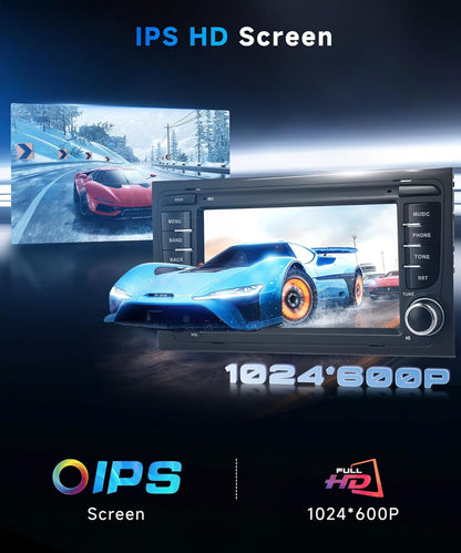 Android Autoradio – Auto Radio – Multimedia Systeem – Navigatiesysteem – Infotainment Systeem – Android 15 OS – 7 Inch HD Touchscreen