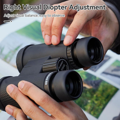 Svbony SA205 Binoculars for Adults, 10x42 ED Flatfield Correction Glass Bak4 Prism FMC Lens with High Power IP67 Waterproof, Equipped with Neck Strap, Large Eyepiece for Bird Watching - QUORE