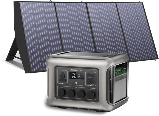 Draagbare Energiecentrale – Solar Generator – Stroomstation – Powerbank – Noodstroomvoorziening – 2016Wh LiFePO4 Batterij – 2500W AC Uitgang - QUORE