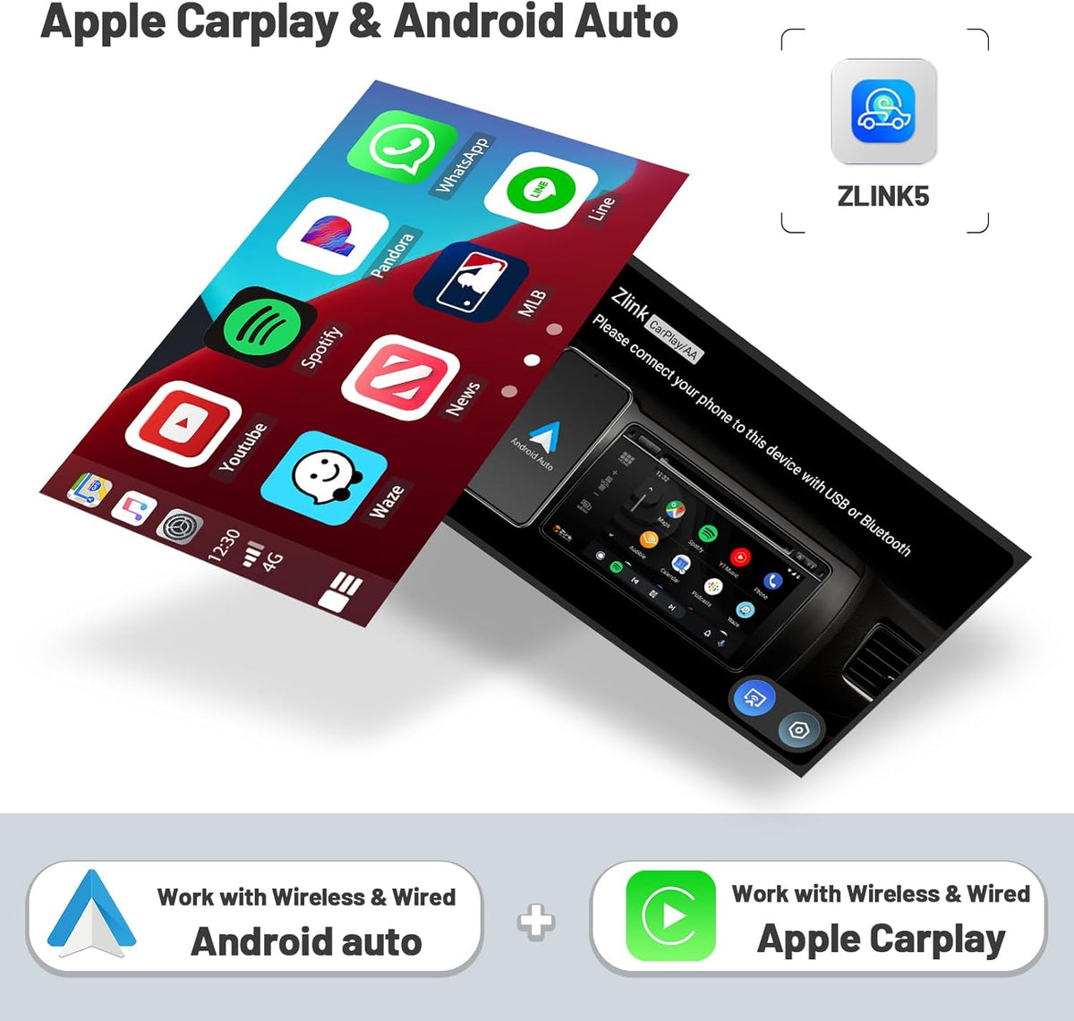 Hikity - Android 13 Autoradio voor Opel Astra J Buick Excelle GT met Draadloos Carplay Android Auto GPS Navi Radio met 9,7 Inch Touch Display WiFi FM BT Achteruitrijcamera