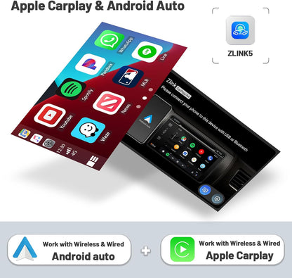 Hikity - Android 13 Autoradio voor Opel Astra J Buick Excelle GT met Draadloos Carplay Android Auto GPS Navi Radio met 9,7 Inch Touch Display WiFi FM BT Achteruitrijcamera