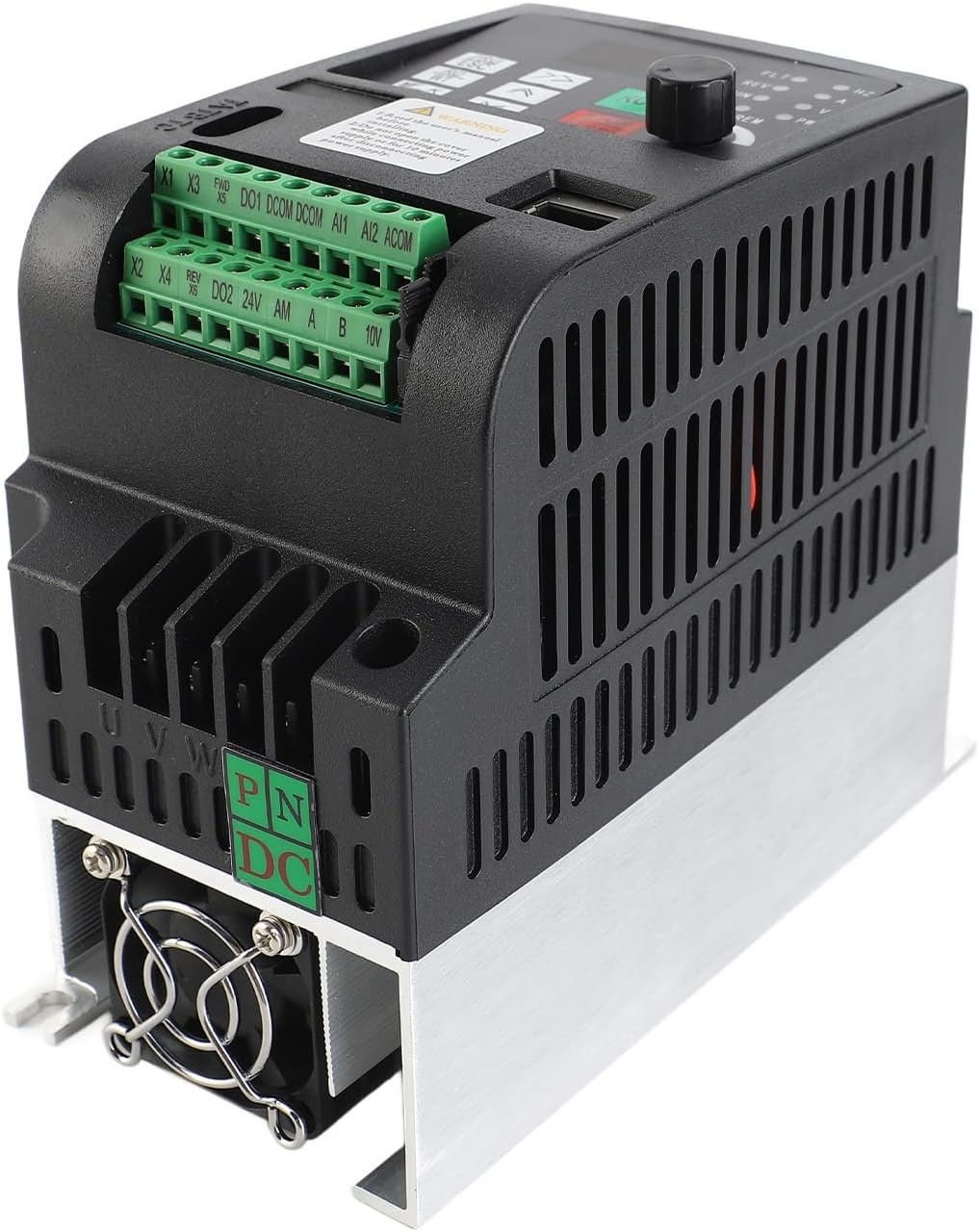 Zonneomvormer PV-frequentieomvormer PWM-besturing DC 200V-400V ingang driefasige AC0-220V uitgang 2.2KW
