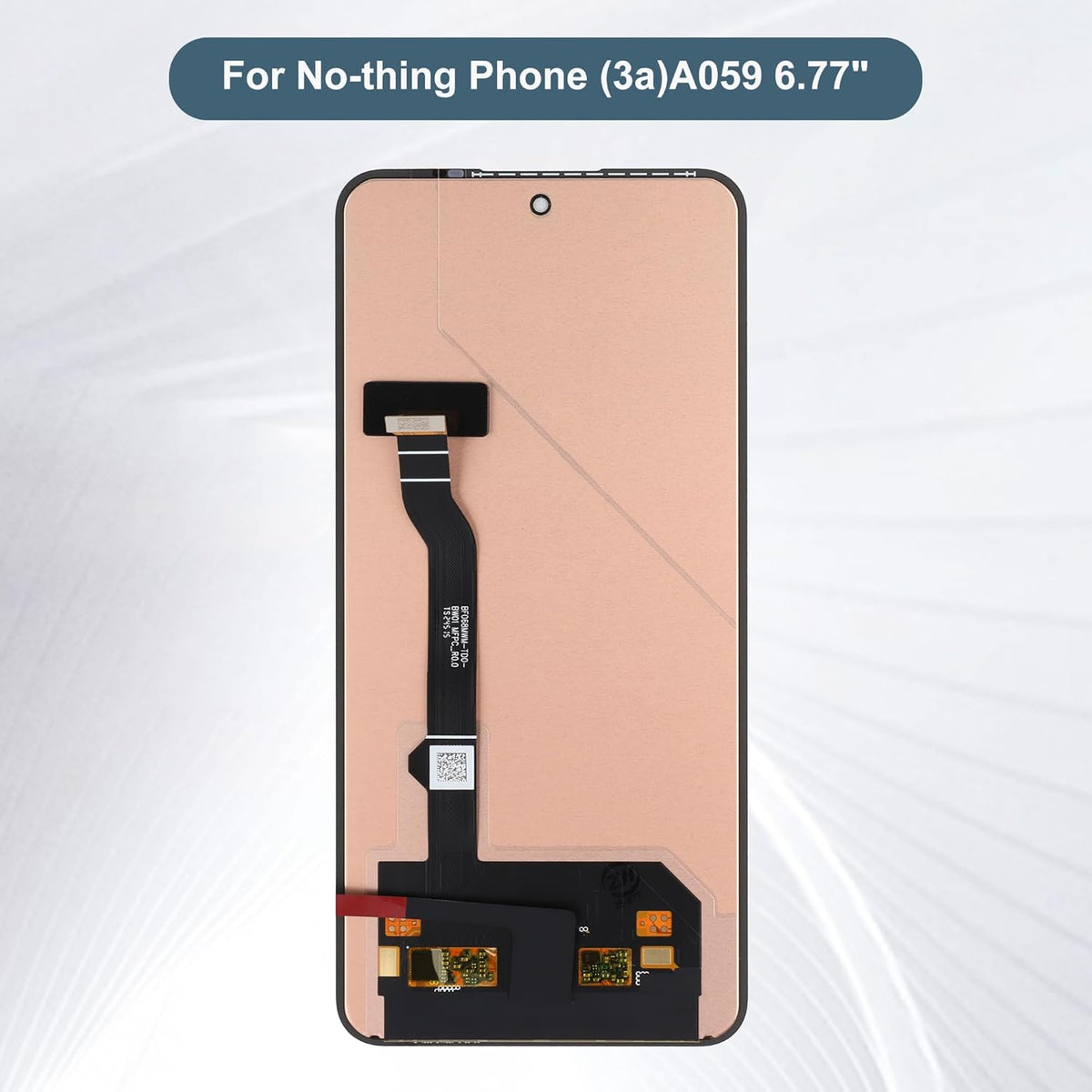 Nieuw vervangend display compatibel met Nothing Phone (3a) A059 6,77 inch LCD Display Touch Screen Assembly with Tools