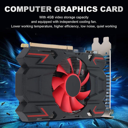 HD7670 4GB Grafische Kaart, DDR5, 128bit, PCI Express 2.0 16X, 650/1800MHz, 2560x1600, Desktop Pc-gamingvideokaart met HDMI-, DVI- en VGA-poorten (HD7670 4 GB DDR5)