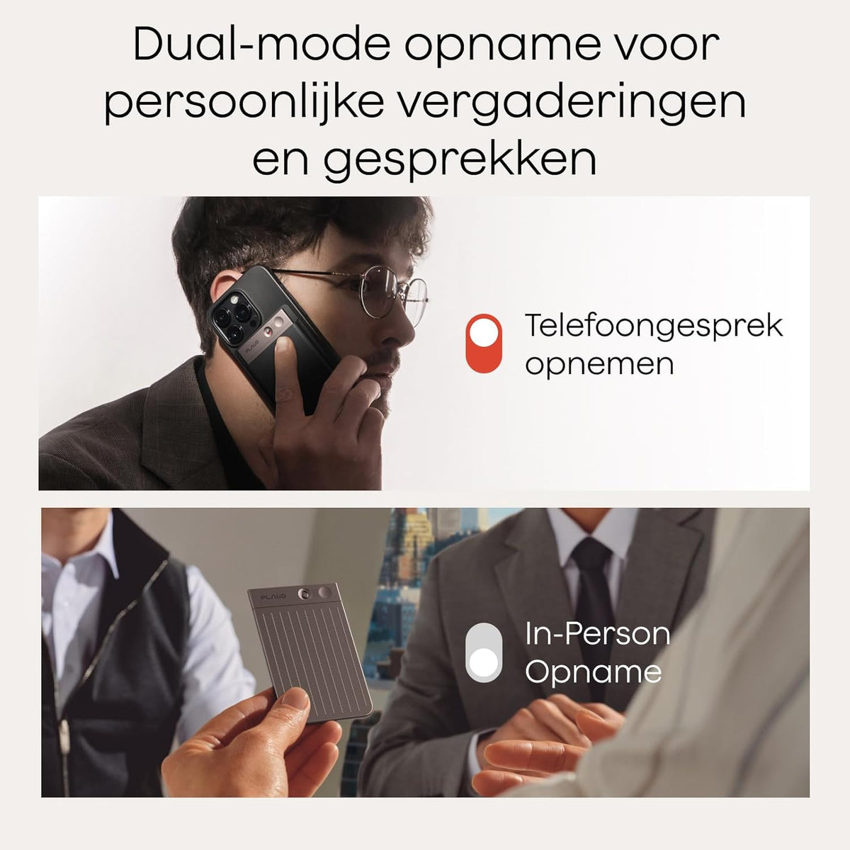 Digitale AI-spraakrecorder – Dictafoon – Voice Recorder – Audio Recorder – Opnameapparaat – Sterrenlicht Met Zwarte Hoes – Transcriptie In 112 Talen – Tot 30 Uur Opnametijd En 64 GB Opslag