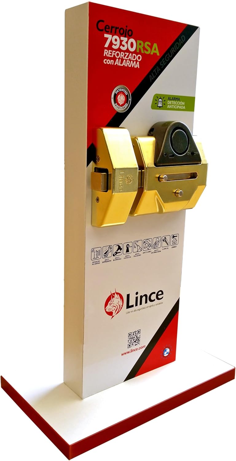 LINCE High Security 7930 RSA Alarm 100dB-Gold, 0