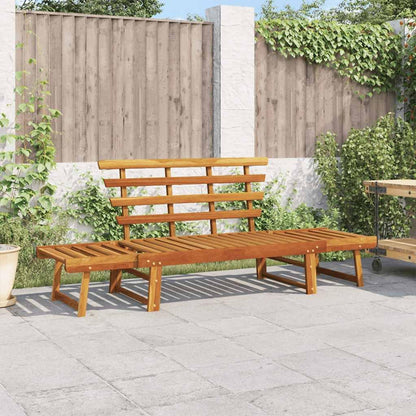 vidaXL Garden bench 2-in-1 190 cm solid acacia wood