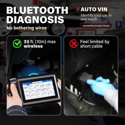 Topdon Diagnostic Tool ArtiDiag800BT OBD2 Scanner All Systems Scan Tool