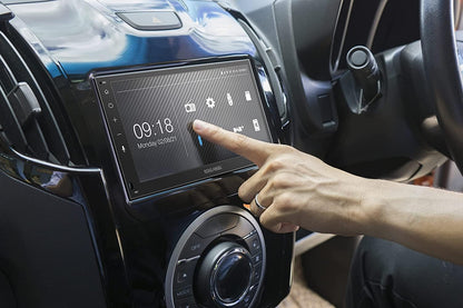 Road Angel RA-X621BT Autoradio met Apple Car Play, Android Auto, 7 Inch Capacitief Touchscreen, Bluetooth, Spotify, WAZE, Sat Nav, Zwart