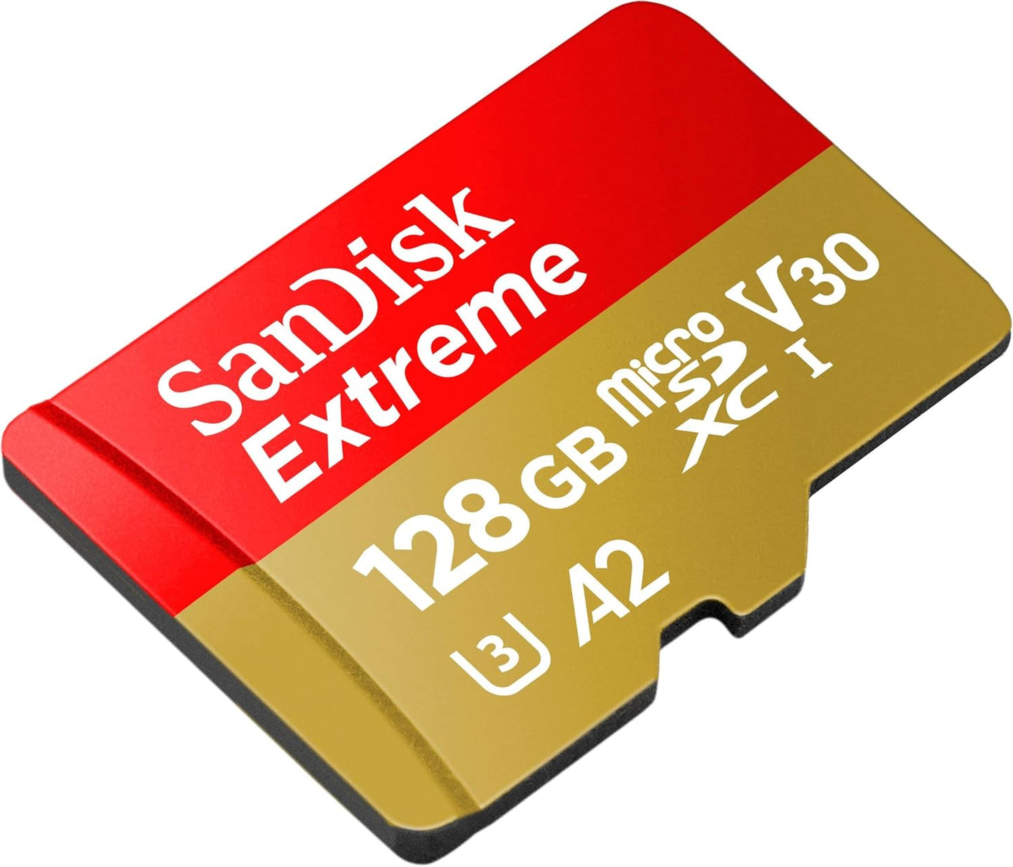 Actie Camera WOLFANG GA420 4K 60FPS 24MP WiFi onderwatercamera, 2x1350mAh batterijen & SanDisk Extreme MicroSDXC UHS-I 128 GB Met SD Adapter (1 Jaar RescuePRO Deluxe, 30 Jaar Garantie) Rood/Goud