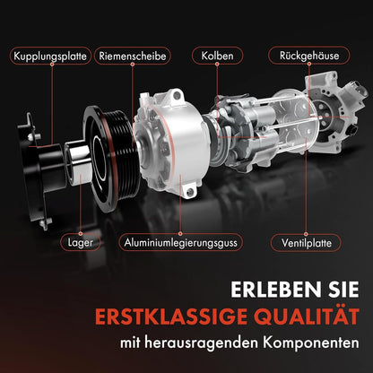 Frankberg ACP657000P Airconditioning Airconditioning Airconditioning Magnetische koppeling Compressor voor airconditioning Vervanging # ACP657000P