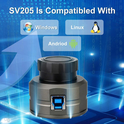 Svbony SV205 Eyepiece Telescope 8MP Astro Color Camera USB 3.0 Digital Planet Camera - QUORE