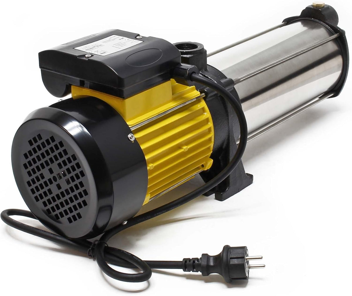 Wiltec centrifugaalpomp meertraps 9000 l/h 2200 W opvoerhoogte 55 m waterpomp voor huishoudelijke watersystemen, ideale stromingspomp voor huis en tuin