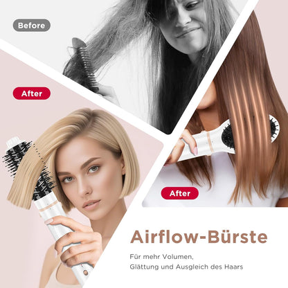 PARWIN PRO BEAUTY 5-in-1 airstyler, haarstyler, haardroger, warme luchtborstelset