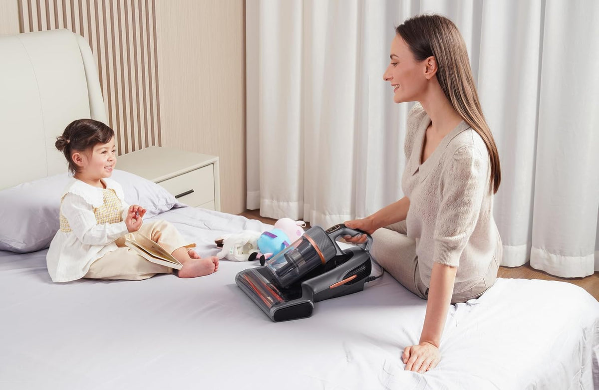Matras- en Bedstofzuiger – Mijtzuiger – Allergiezuiger – Stofzuiger – Slaapschoonmaker – 700 W Motor – UV-C Licht & 65 °C Warmtefunctie