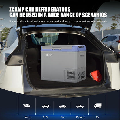 GE50 50L Koelbox, 12V, Mini-Koelkast, Elektrische Compressor, Auto-Koelkast, Camping, Vriesbox, Klein, Draagbaar, Voor Auto, Vrachtwagen, Boot, Camper