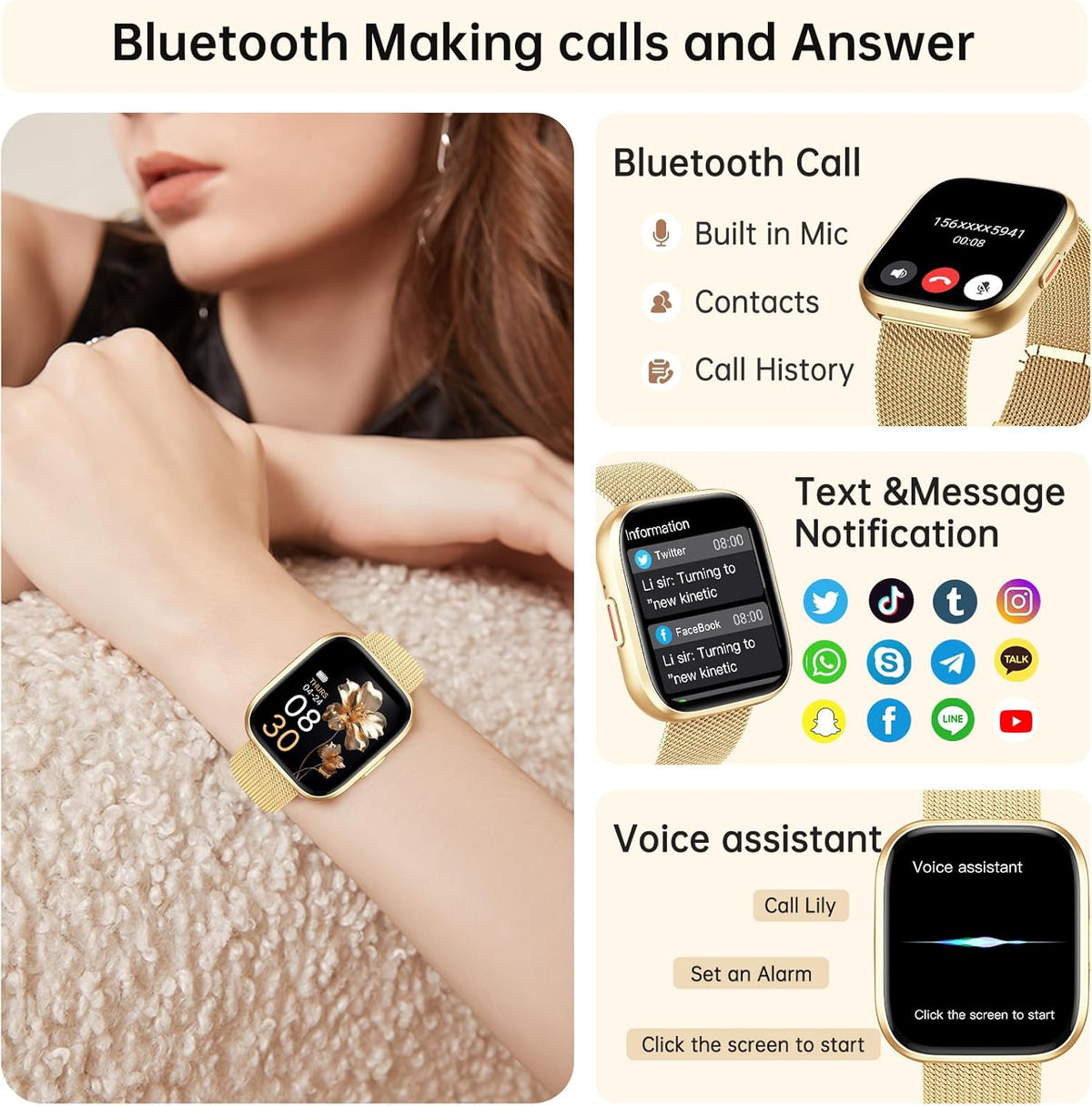 smartwatch voor dames