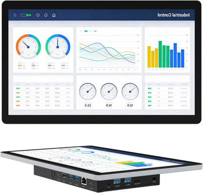 Industriële Touch Panel PC – All-in-One Computer – Mini PC – Panel PC – Tablet PC – 13,3 Inch Full HD Touchscreen – Ventilatorloos Met Intel Celeron N5100 & 8GB RAM
