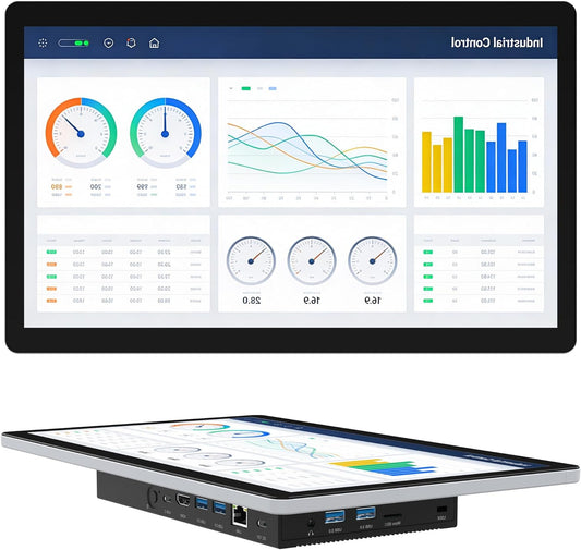 Industriële Touch Panel PC – All-in-One Computer – Mini PC – Panel PC – Tablet PC – 13,3 Inch Full HD Touchscreen – Ventilatorloos Met Intel Celeron N5100 & 8GB RAM