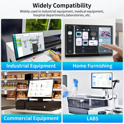 14 inch 4K touch screen, 3840 x 2160, 10-point capacitive touch screen, HDMI/USB C/Mini DP interface, integrated speakers, VESA, commercial display (3840 x 2400, 16 inches) OLED - QUORE